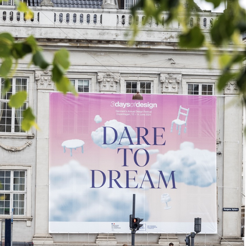 3daysofdesign Dare to Dream sign.