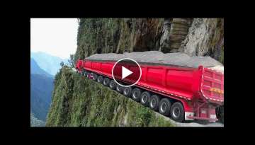 10 Extreme Dangerous Fastest Dump Truck Operator Skill - Biggest Heavy Equipment Machines Working