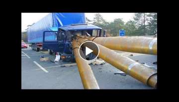Dangerous Idiots at Work Truck, Vehicle & Heavy Equipment Fails Driving, Extreme Truck Fails Skil...