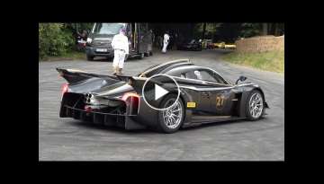 Pagani Huayra R SCREAMING V12 SOUNDS @ Goodwood Festival of Speed!
