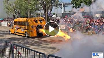 Jet School Bus Dragster Show - Brazzeltag 2022