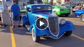 Classic American Muscle Cars Meet in Mississauga