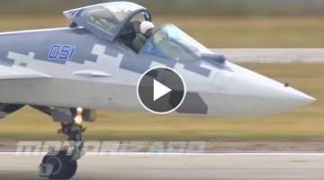 Sukhoi Su-57 Fighter Jet in Action