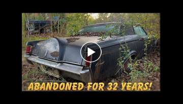 ABANDONED Lincoln Continental Rescued After 32 Years - WILL IT RUN?