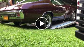 1970 Chevelle 468ci 3” exhaust open cutouts nasty