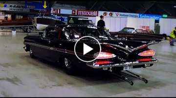 1200HP+ '59 Chevy Impala 632ci Big Block - Start-up & Burnout