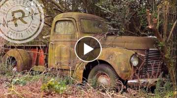 Abandoned Truck Rescued From Woods After 50 Years| 1946 International Overtaken By Nature | RESTO...