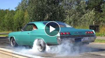 TIRE SLAYING LSX V8 Impala SS - Burnouts and Loud Sounds!!