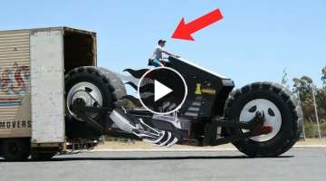 This Biggest Motorcycle in the World Crashed a Police Van