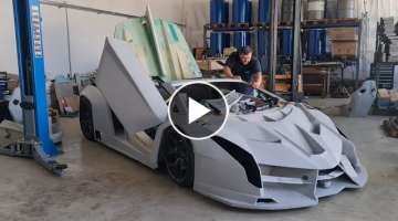 Lamborghini Veneno Replica, Befor and After, Handmade, Home build sportcar.