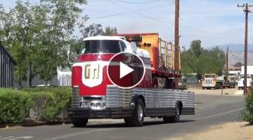 ATHS SoCal Antique Truck Show 2018 - Leaving