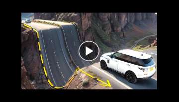 Cars vs Giant Dip ▶️ BeamNG Drive
